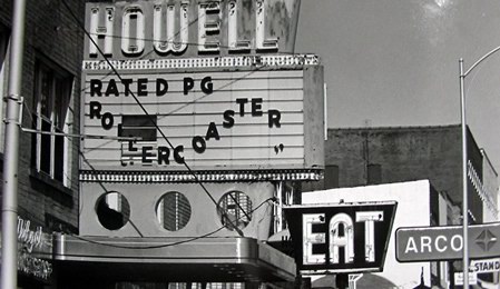 Howell Theatre - OLD SHOT OF MARQUEE